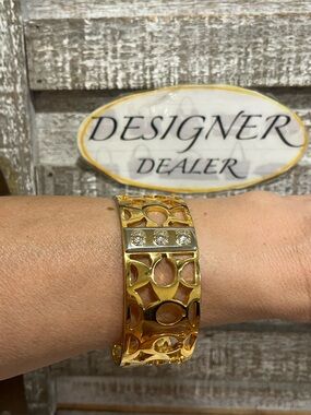 COACH Signature C Bangle Bracelet VGC!